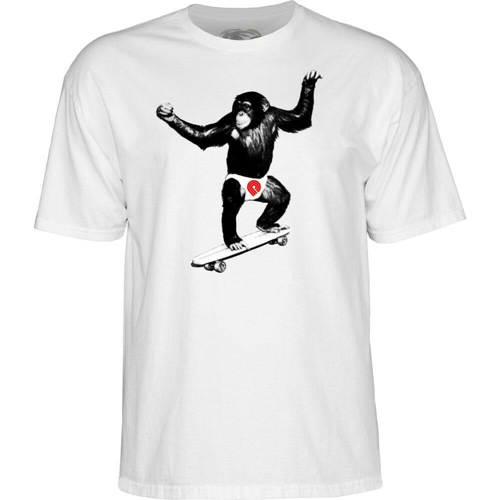 Powell Peralta - Skate Chimp Tee White.