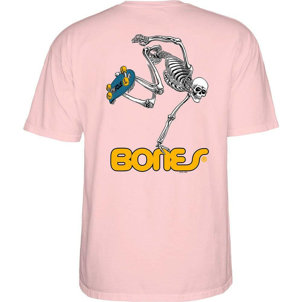 Powell Peralta - Skateboarding Skeleton Tee Light Pink.