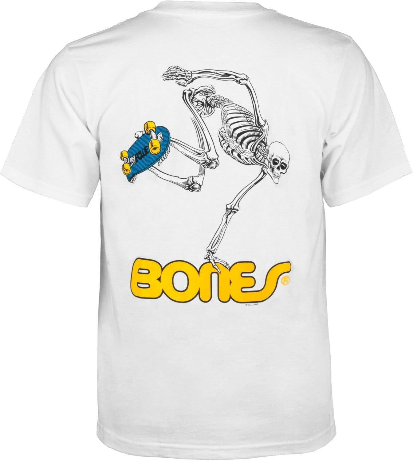 Powell Peralta - Skateboard Skeleton Youth Tee White.