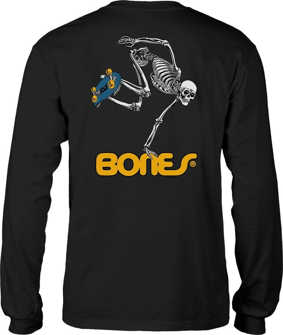 Powell Peralta - Skateboarding Skeleton L/S Tee Black.
