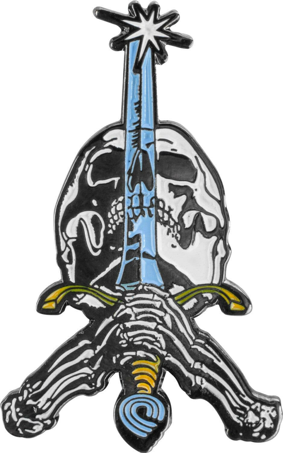 Powell Peralta - Skull & Sword 1.5" Lapel Pin.