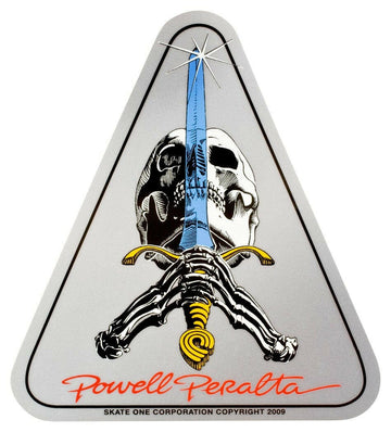 Powell Peralta - Skull & Sword 4" Sticker.