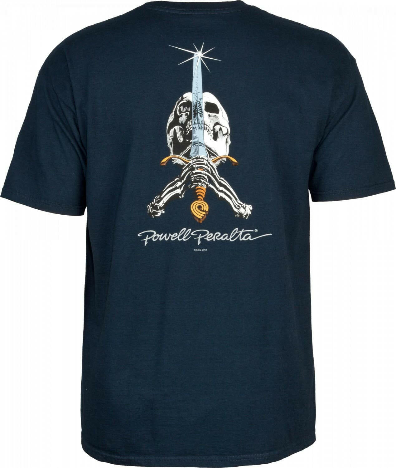 Powell Peralta - Skull & Sword Tee Navy.