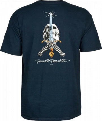 Powell Peralta - Skull & Sword Tee Navy.