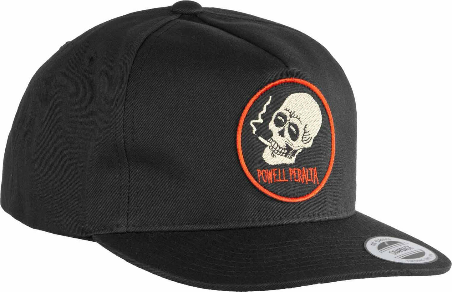Powell Peralta - Smoking Skull Snapback Black.