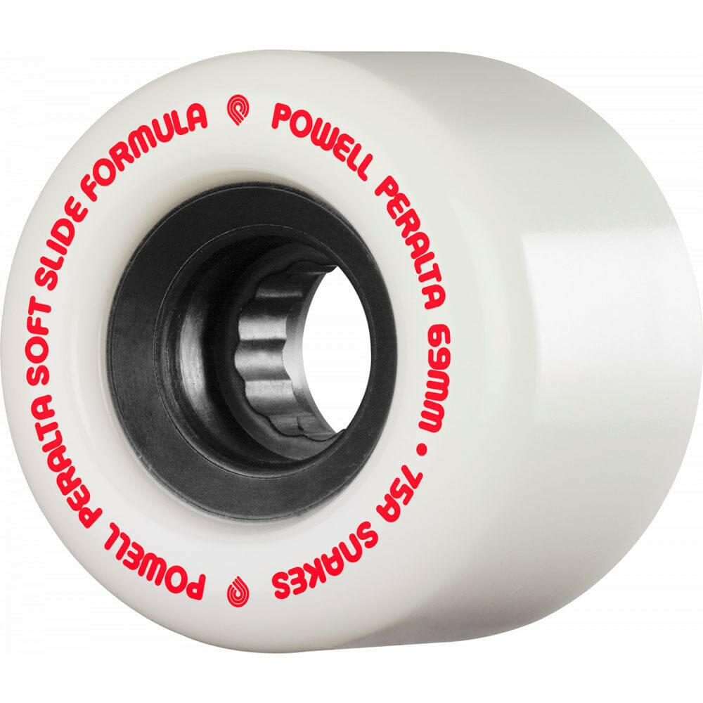 Powell Peralta - Snakes White 69MM 75A ATF Skateboard Wheels.