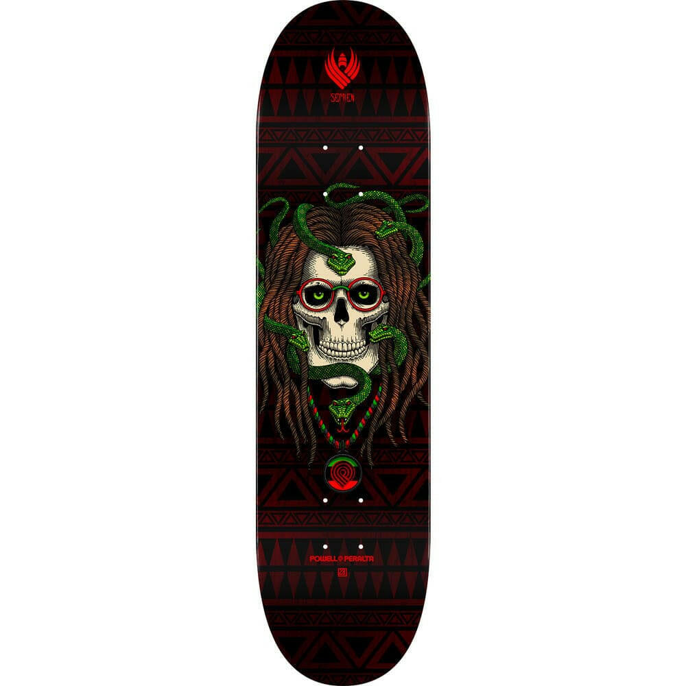 Powell Peralta - Spencer Semien Skull Flight 243 8.25 Skateboard Deck.