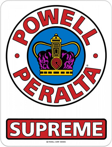 Powell Peralta - Supreme OG 6" Sticker.