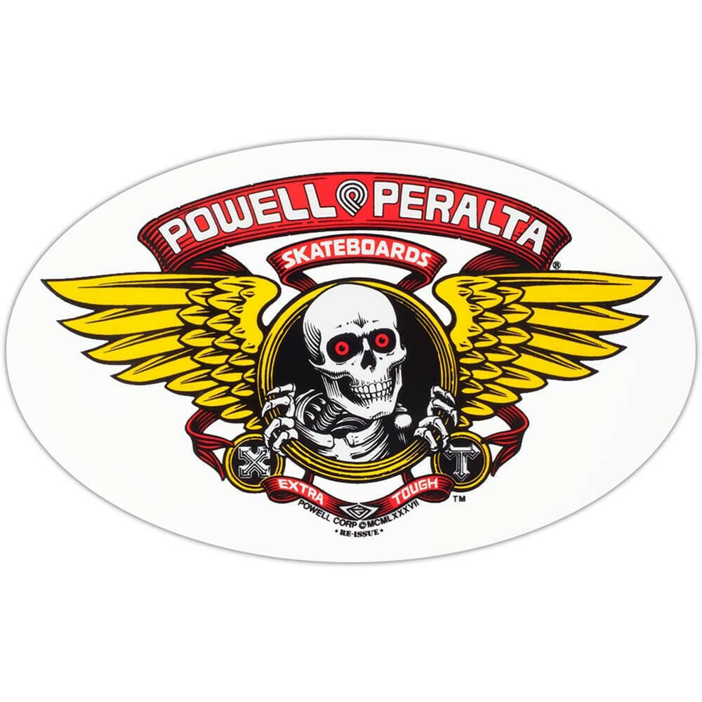 Powell Peralta - Winged Ripper Red 6.5" Sticker.