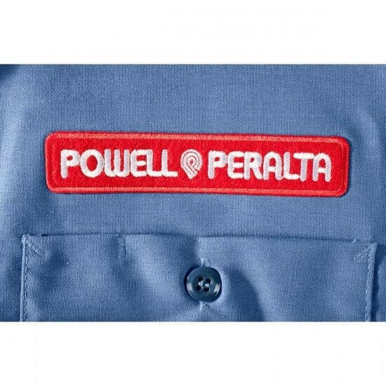 Powell Peralta - Winged Ripper Mens Work Shirt Postal Blue.