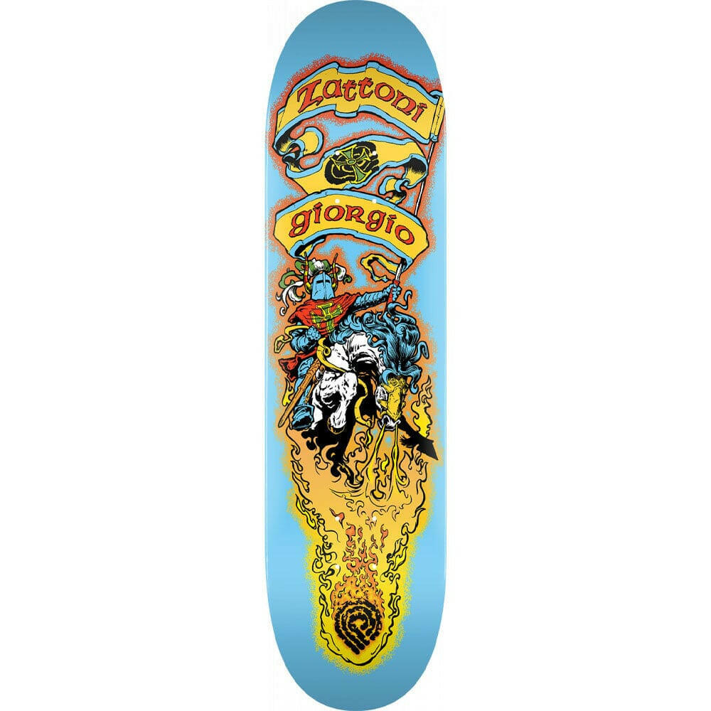 Powell Peralta - Giorgio Zattoni Crusader 247 8.0 Skateboard Deck.