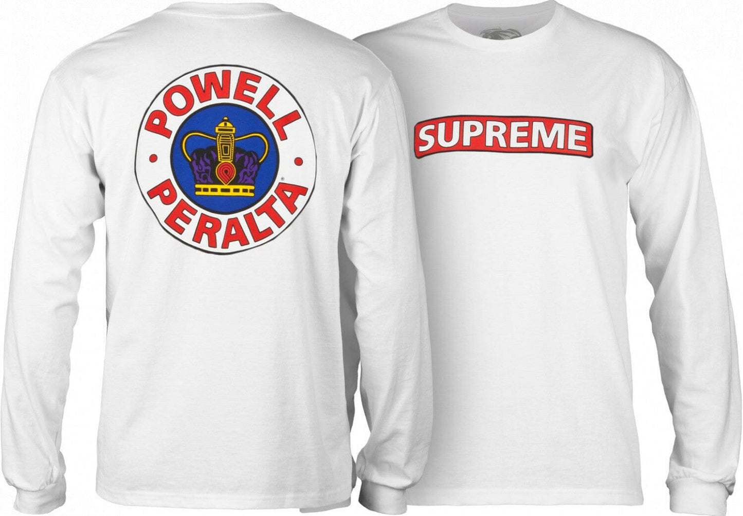 Powell Peralta - Supreme L/S Tee White.