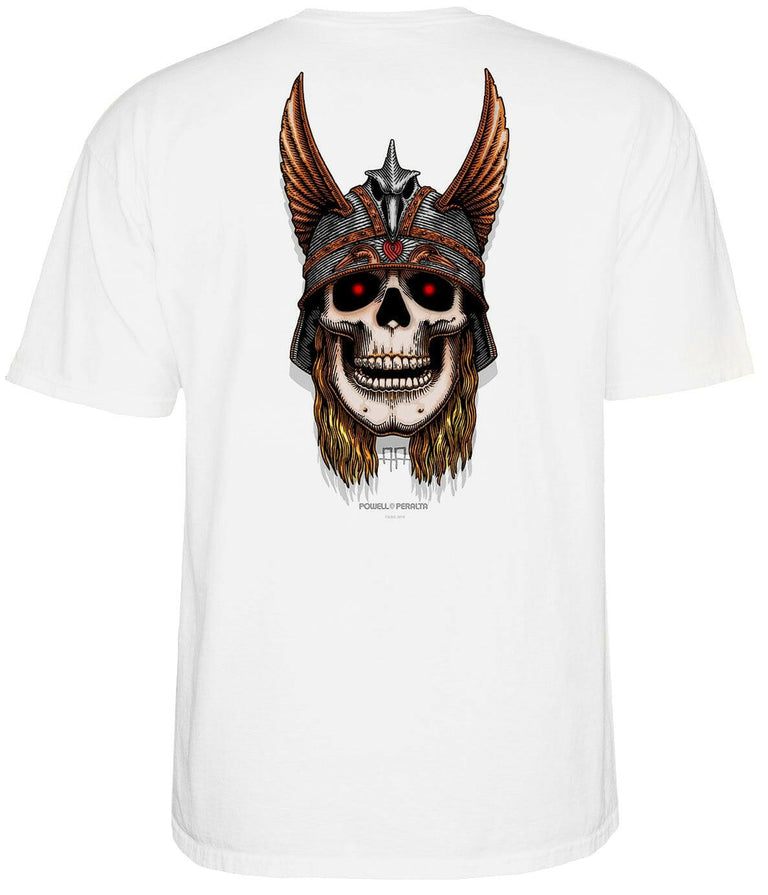 Powell Peralta - Andy Anderson Skull Tee White.
