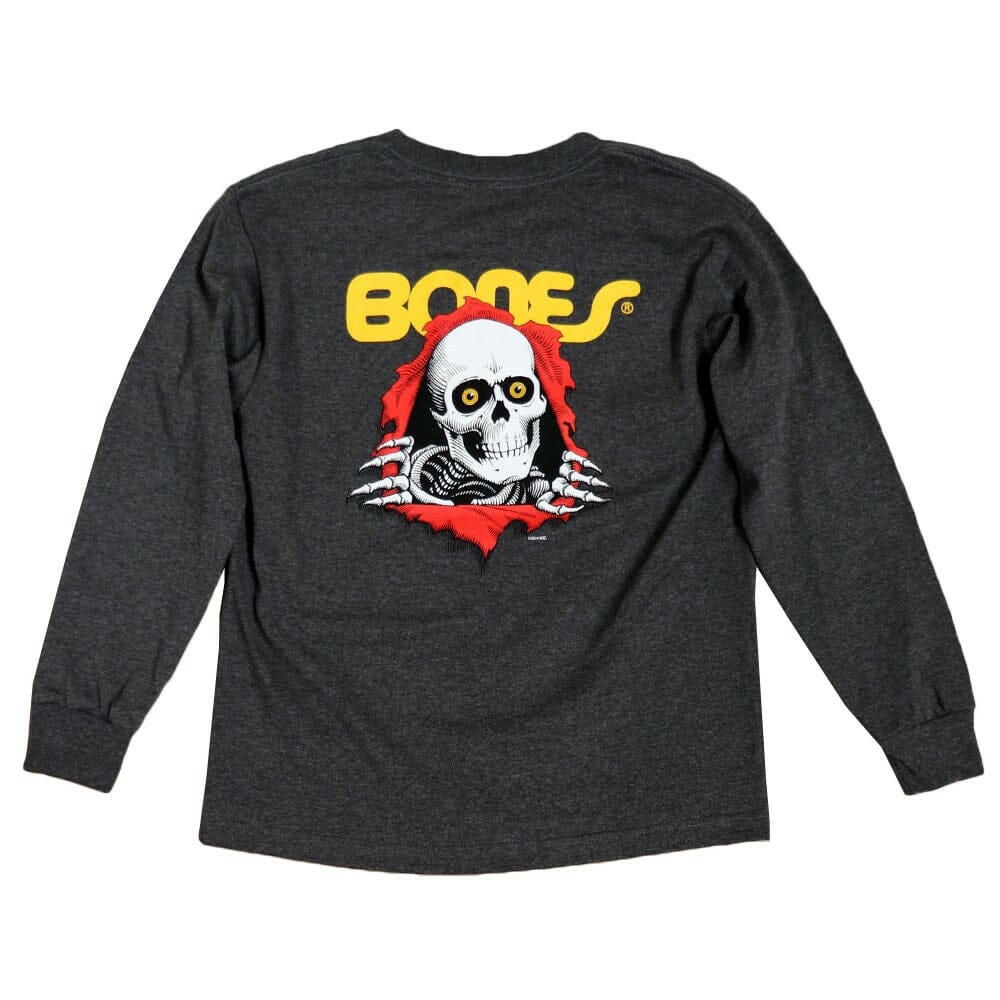 Powell Peralta - Ripper Youth L/S Tee Charcoal.