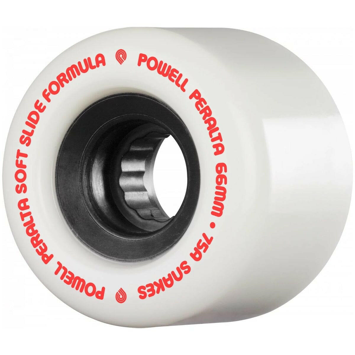 Powell Peralta - Snakes White 66MM 75A ATF Skateboard Wheels.