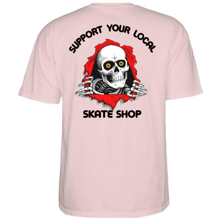 Powell Peralta - Support Your Local Tee Pink.