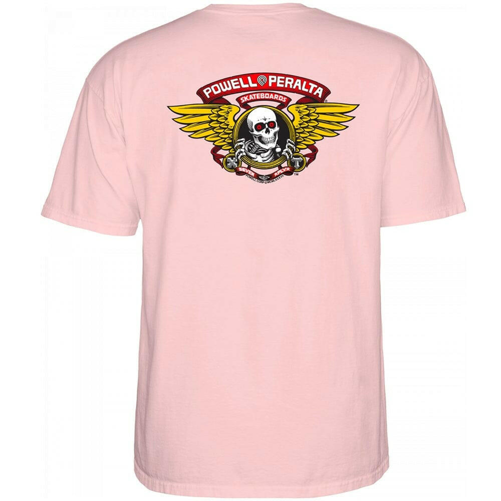 Powell Peralta - Winged Ripper Tee Light Pink.