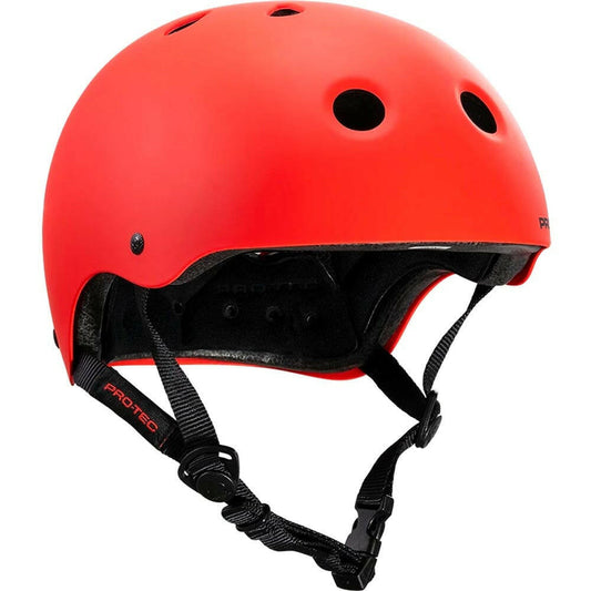 Pro Tec - Classic Certified Helmet Matte Bright Red.