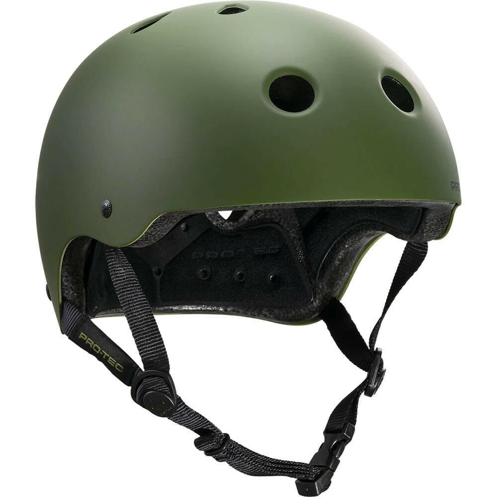 Pro Tec - Classic Certified Helmet Matte Olive.