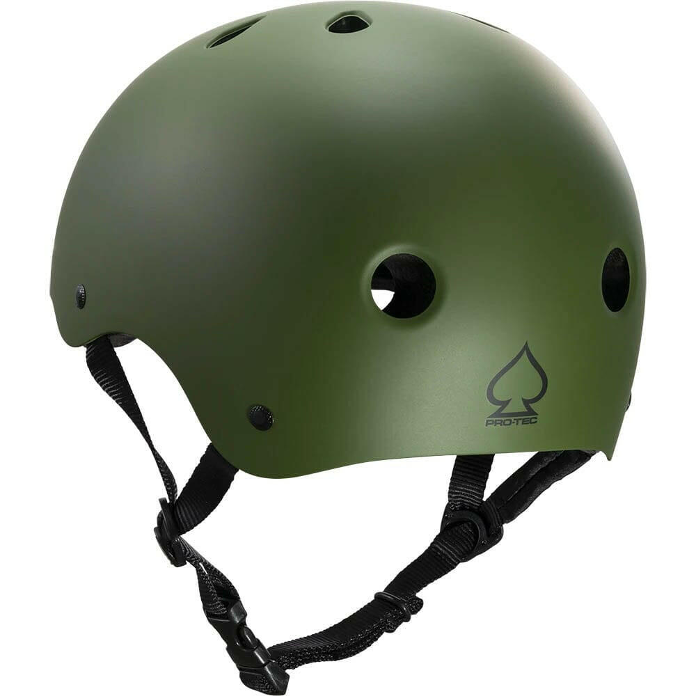 Pro Tec - Classic Certified Helmet Matte Olive.