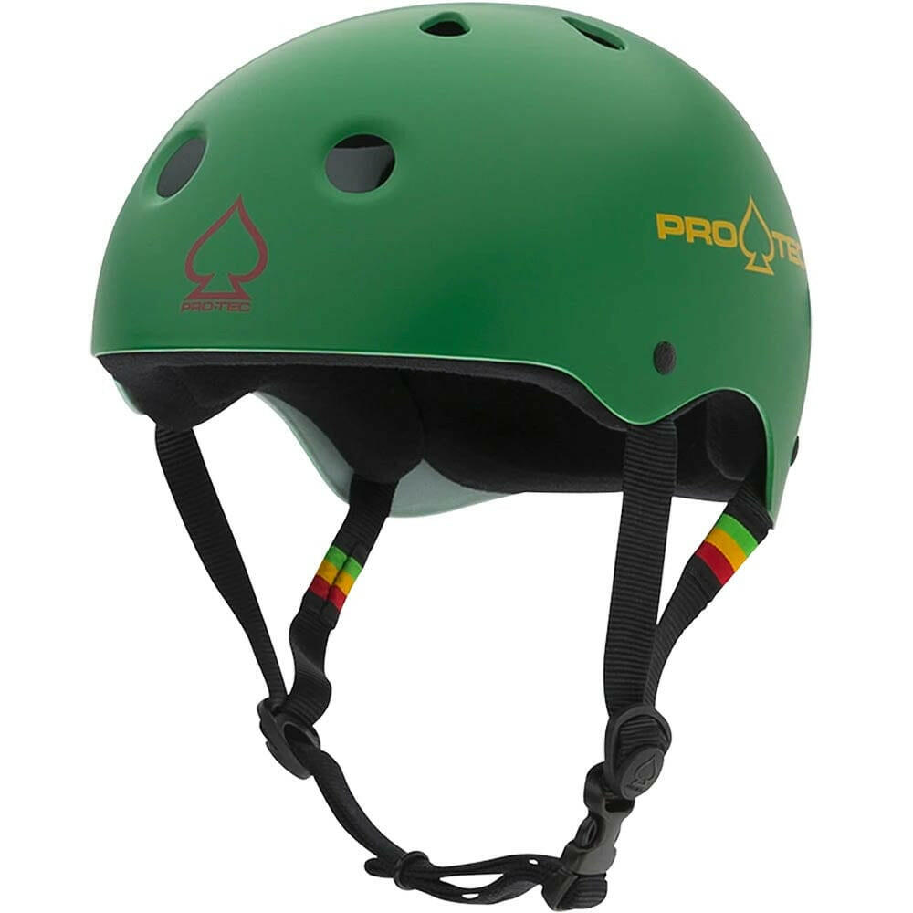 Pro Tec - Classic Certified Helmet Matte Rasta Green.