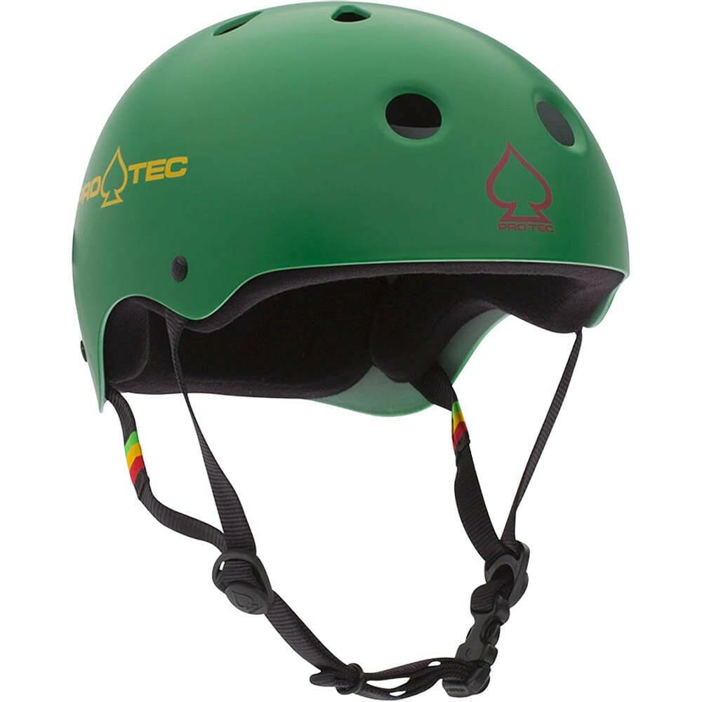 Pro Tec - Classic Certified Helmet Matte Rasta Green.