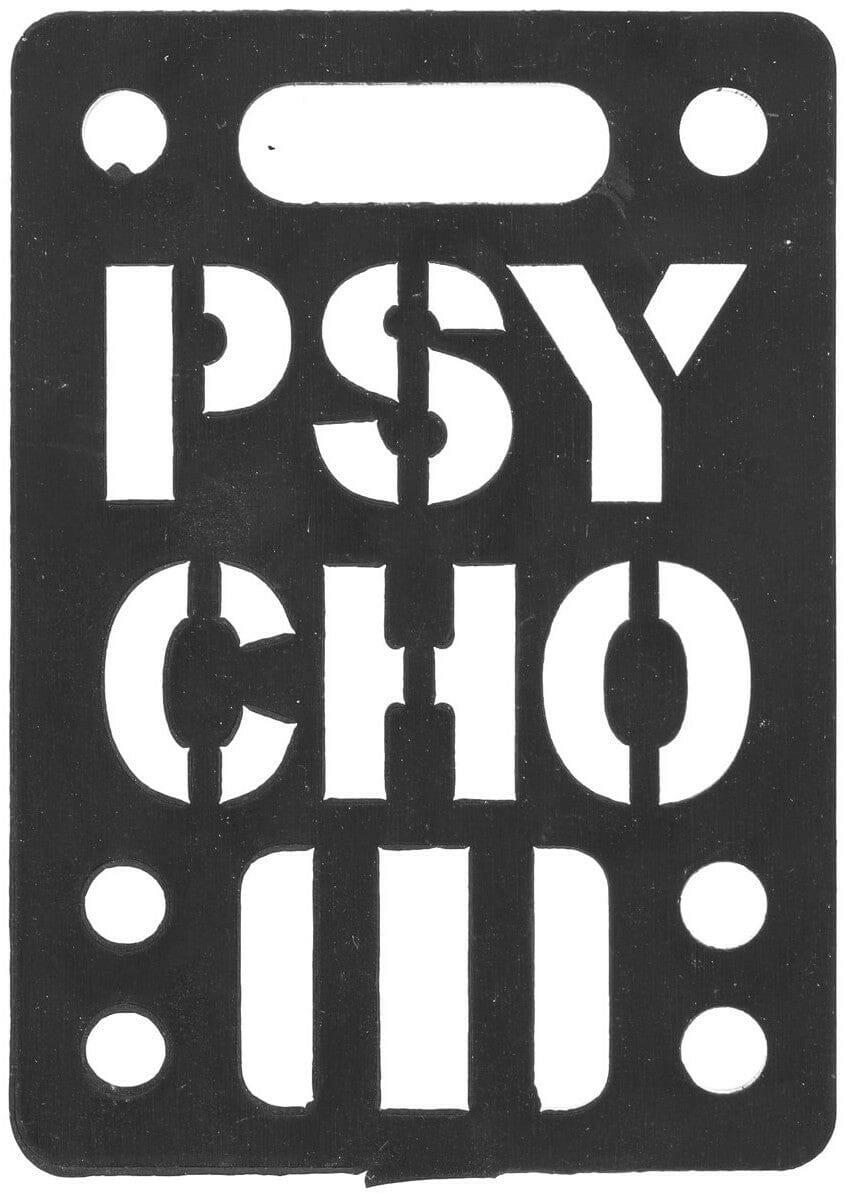 Psycho - 1/4" Soft Risers Black.
