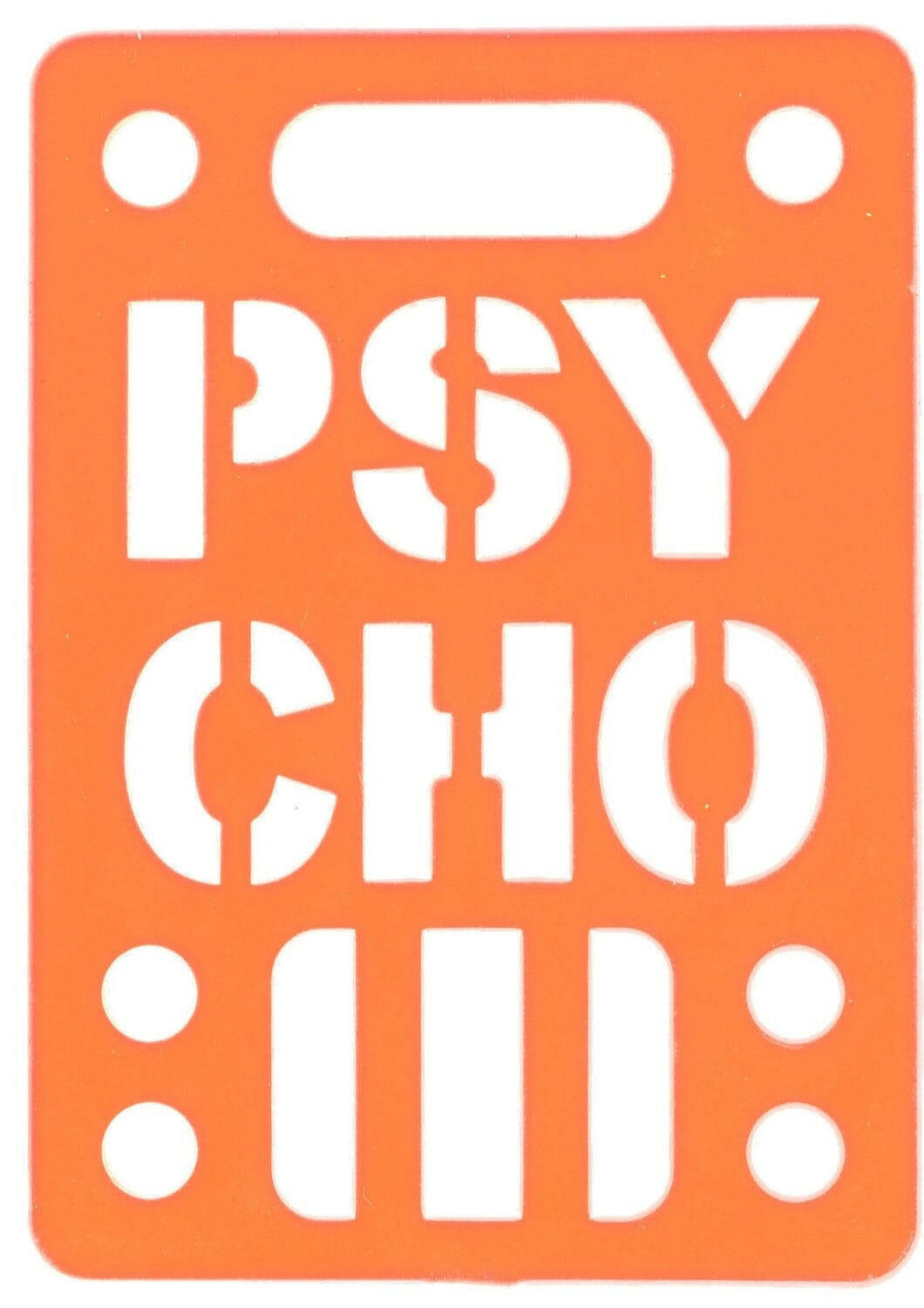 Psycho - 1/2" Hard Risers Orange.