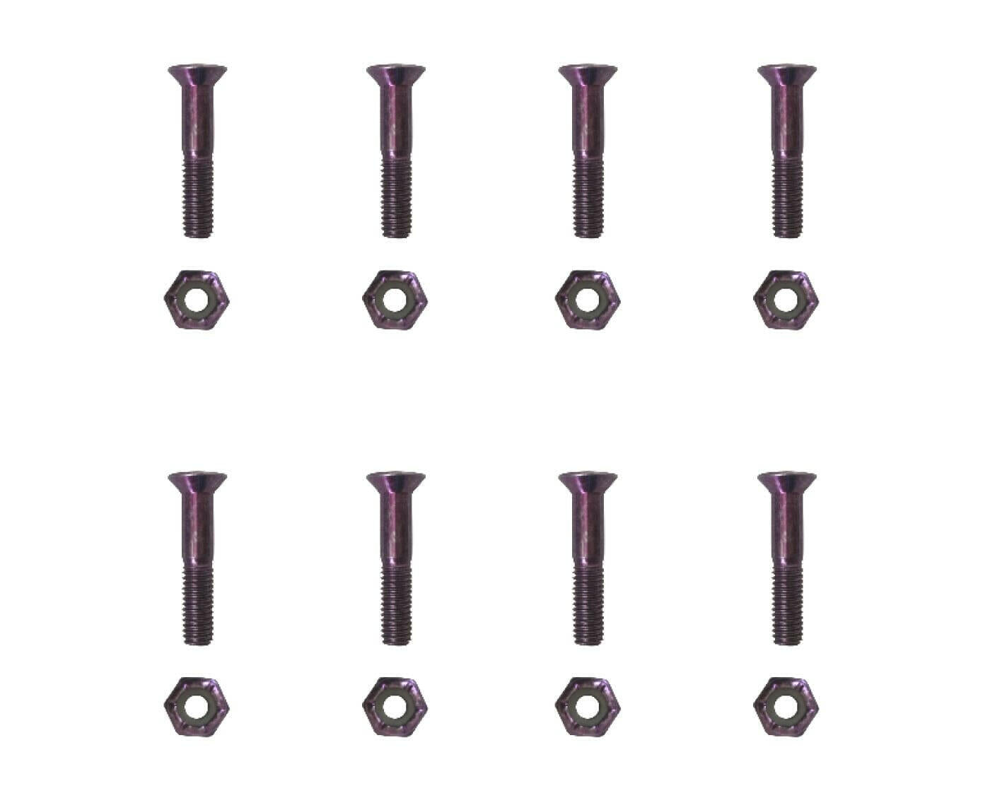 Sunday - 1" Anodized Allen Bolts Purple.