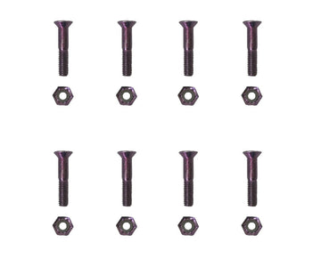 Sunday - 1" Anodized Allen Bolts Purple.