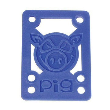 Pig - 1/8" Blue Skateboard Risers.