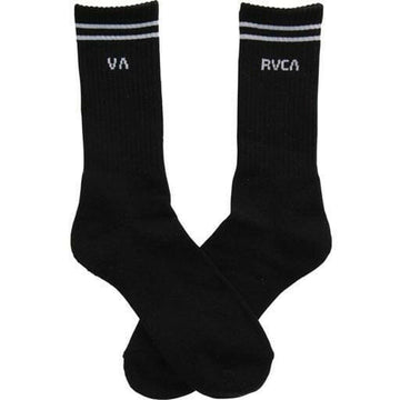 RVCA - Union III 5 Pack Crew Socks Black.