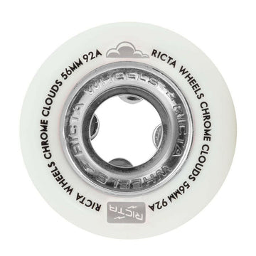 Ricta - Chrome Clouds Black 56MM 92A Skateboard Wheels.