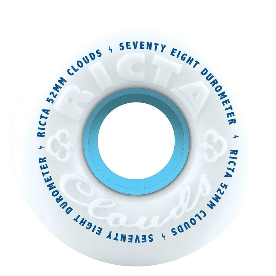 Ricta - Clouds White 52MM 78A Skateboard Wheels.