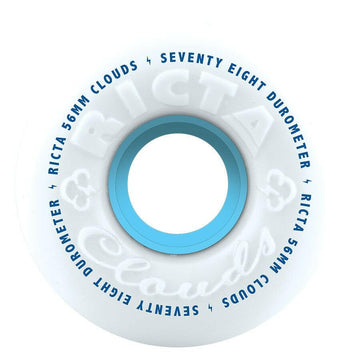 Ricta - Clouds White 56MM 78A Skateboard Wheels.