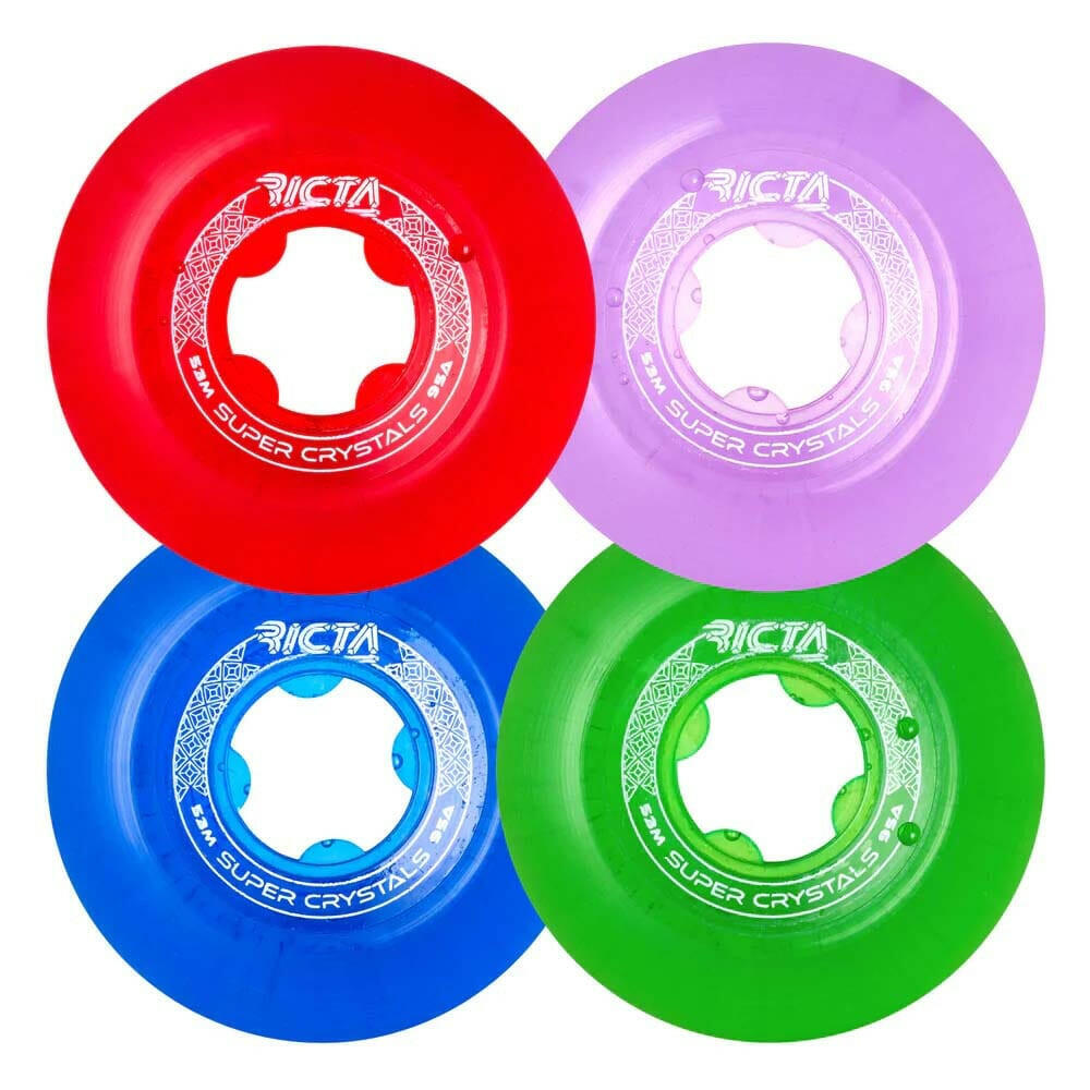 Ricta - Super Crystals Trans 53MM 95A Skateboard Wheels.