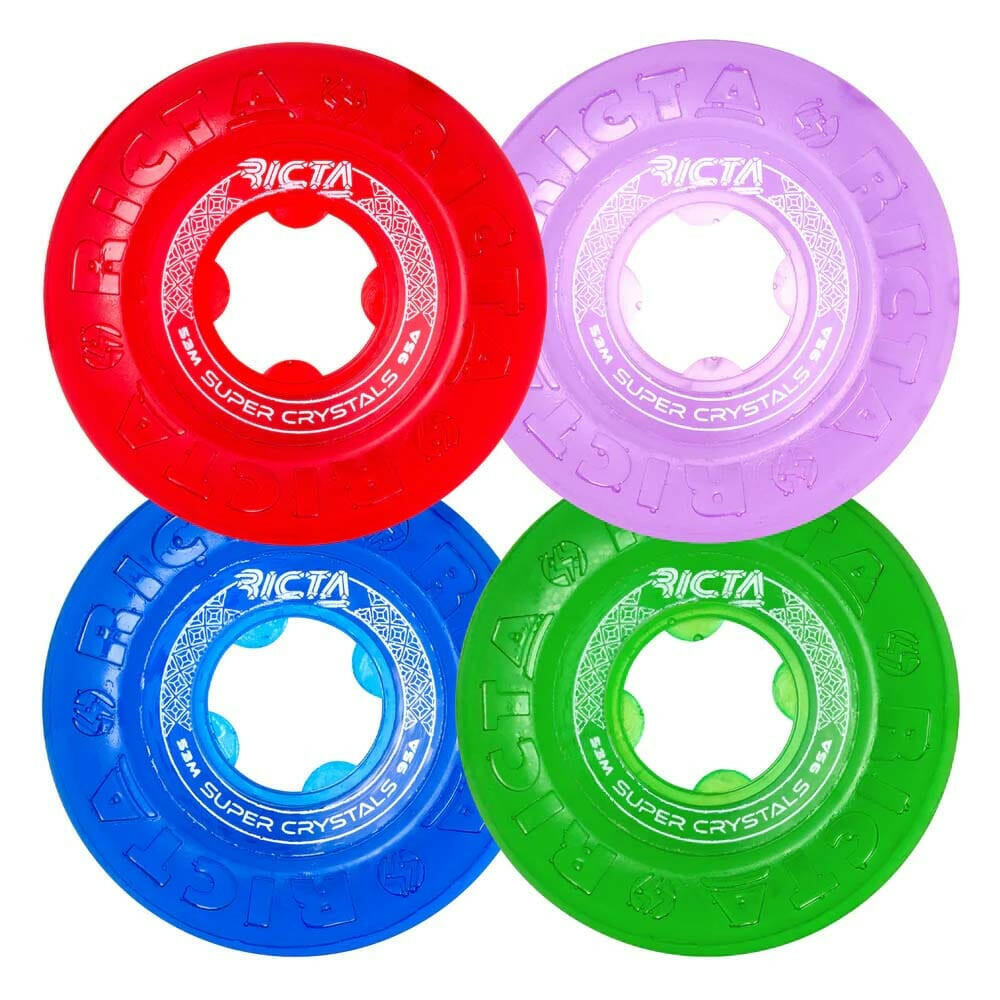 Ricta - Super Crystals Trans 53MM 95A Skateboard Wheels.