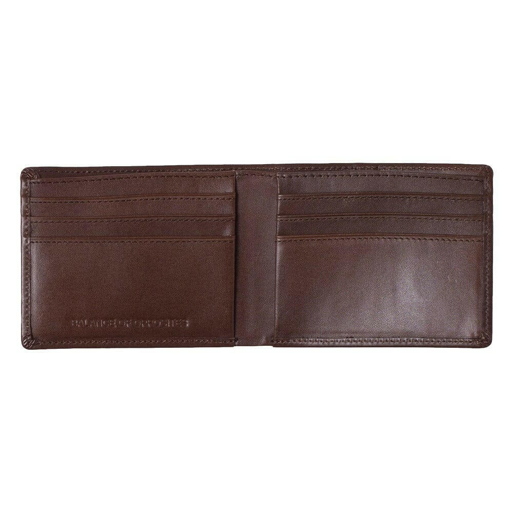 RVCA - Cedar Bifold Wallet Brown.