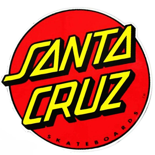 Santa Cruz - Big Dot 9" Sticker.
