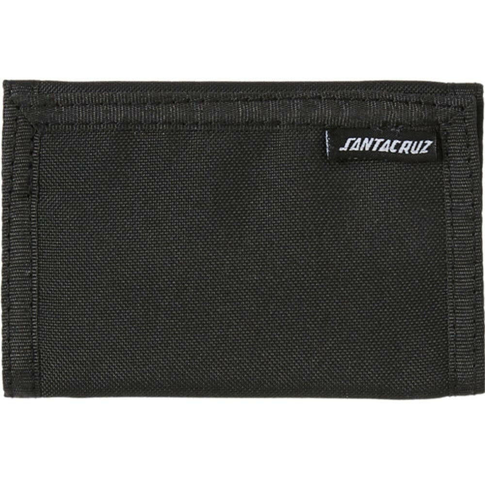Santa Cruz - Classic Dot Velcro Wallet Black.