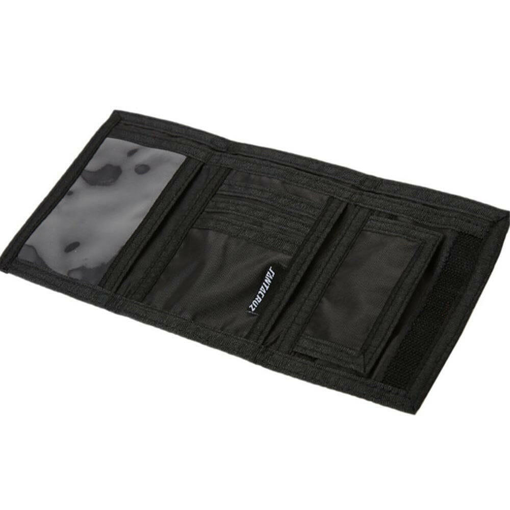 Santa Cruz - Classic Dot Velcro Wallet Black.