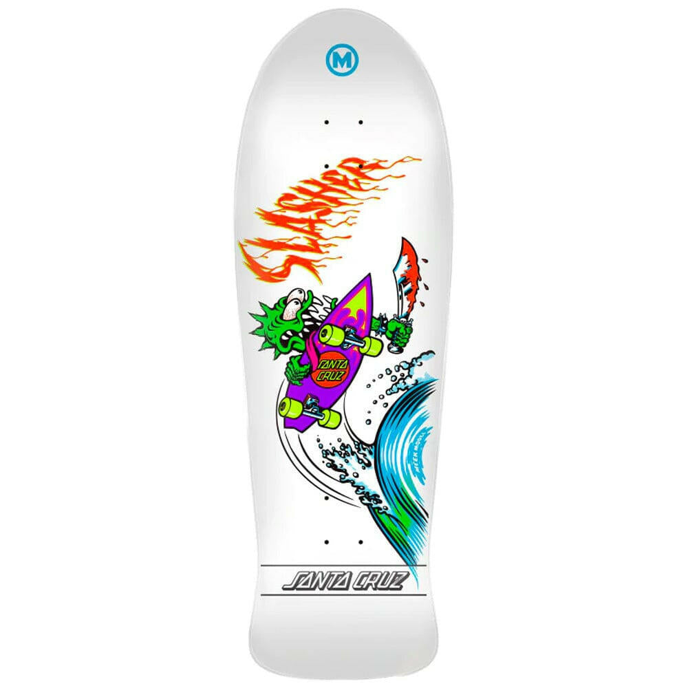 Santa Cruz - Keith Meek OG Slasher 10.1 Reissue Skateboard Deck.