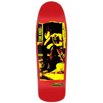 Santa Cruz - Tom Knox Punk Red 9.89 Reissue Skateboard Deck.