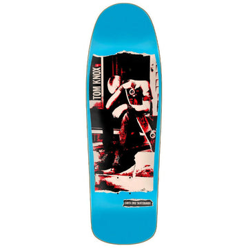 Santa Cruz - Tom Knox Punk Blue 9.89 Reissue Skateboard Deck.