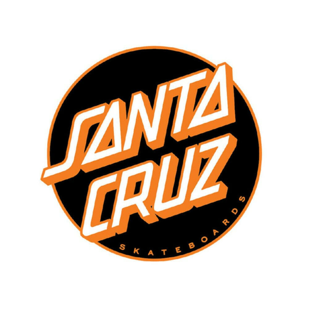 Santa Cruz - No Fill Dot 3" Sticker.