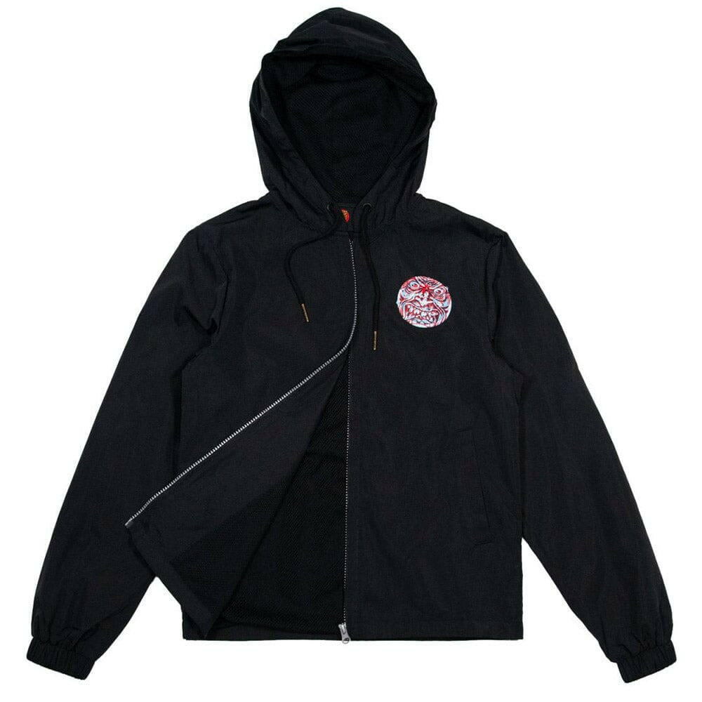 Santa Cruz - Decoder Roskopp Youth Hooded Windbreaker Black.
