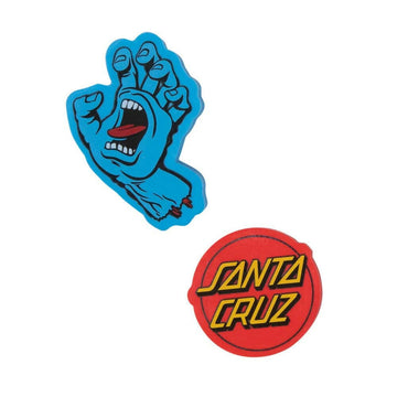 Santa Cruz - Screaming Hand Eraser 2 Pack.