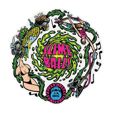 Slime Balls - Vomit 4" Sticker.