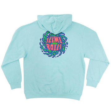 Slime Balls - Logo Mens Hoodie Mint.