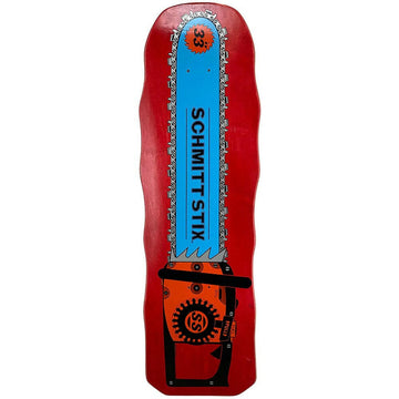Schmitt Stix - Chainsaw 10.0 Reissue Skateboard Deck.